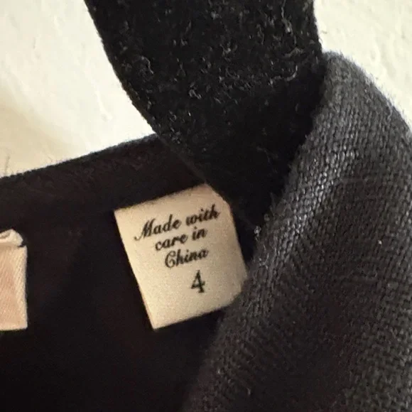 Doen Monroe Black Linen Sailor Dress - Picture 3 of 12